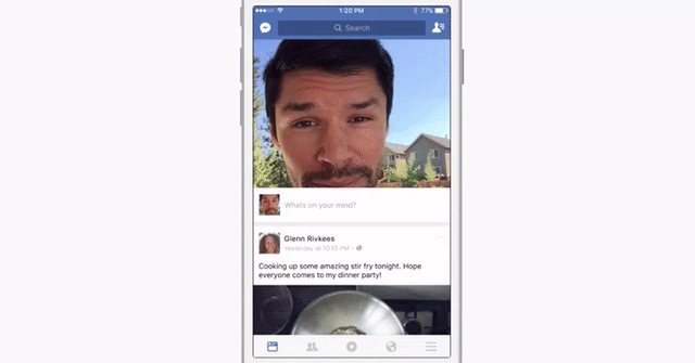 Facebook Camera Feed