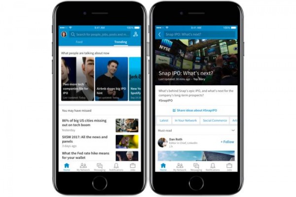 LinkedIn’s Trending Storylines aims to broaden users’ news horizons