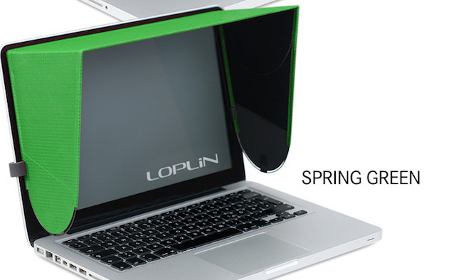 Lightweight Loplin Hood designed to shade your MacBook screen