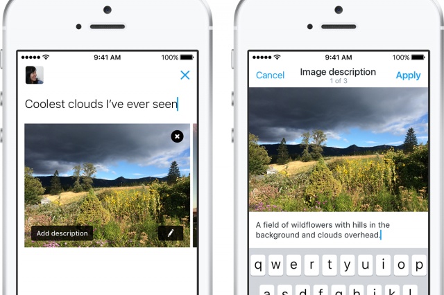 You can now add a description to your Twitter pics to help the visually impaired ‘see’