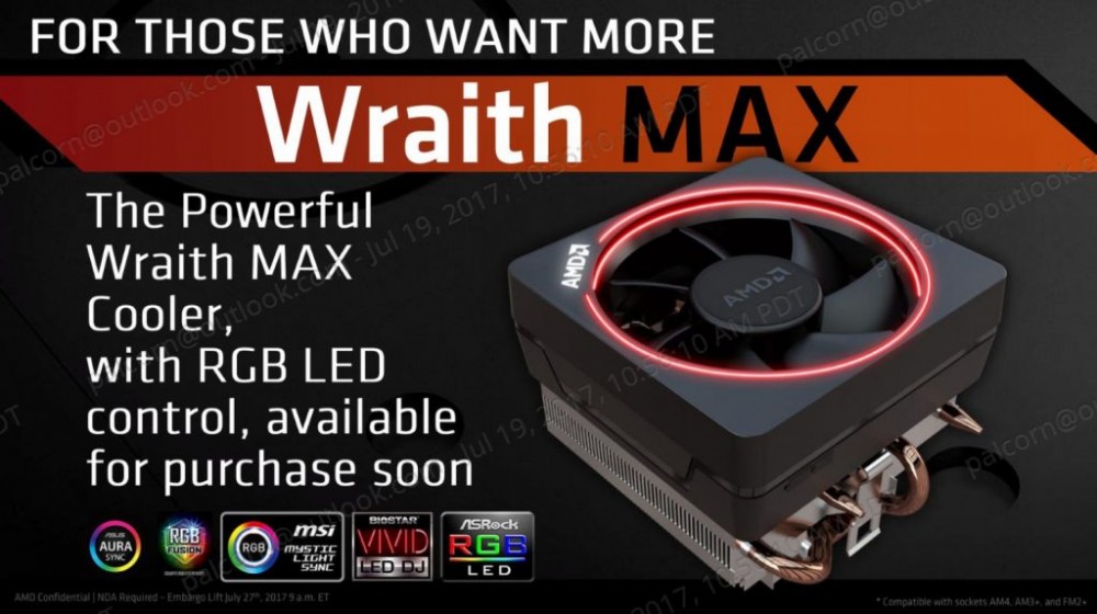 AMD Opens Up Wraith Max Cooler To Retail For $59