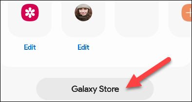 Go to the "Galaxy Store" for more panels.