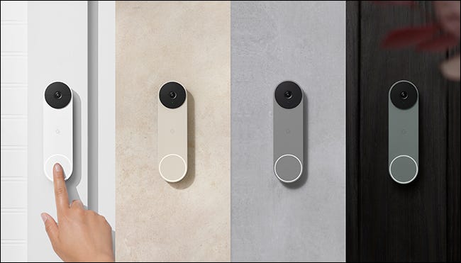 Nest Doorbell color offerings