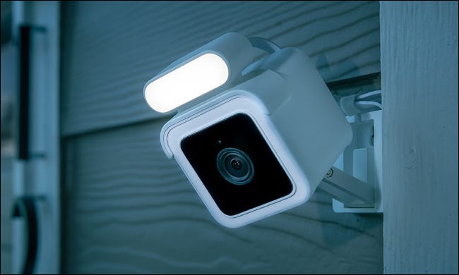 Wyze camera with light on in the dark