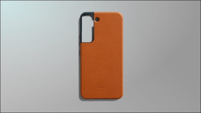 Orange Bellroy S22 Ultra case