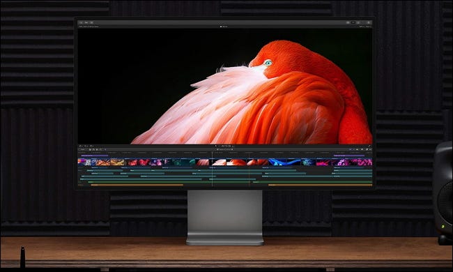 Apple Pro Display in studio setting