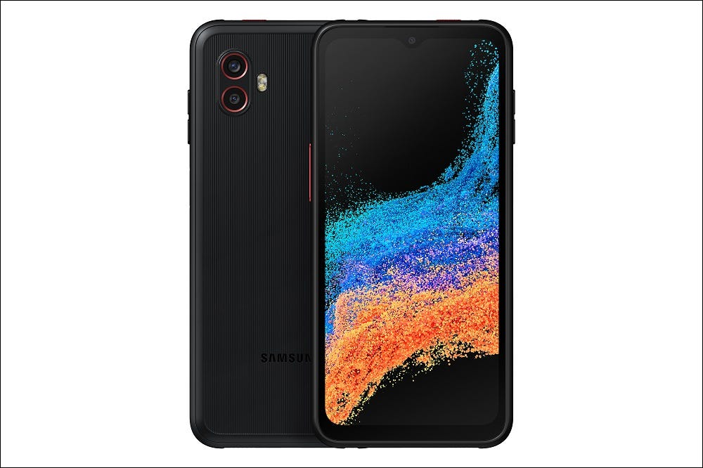 Galaxy XCover6 Pro front and back