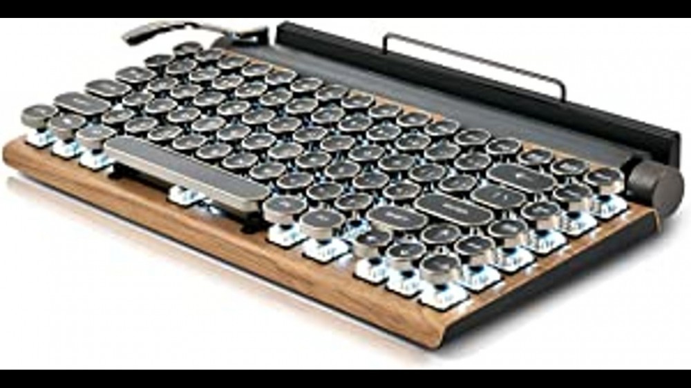 Those who want a timeless typing experience should try out the 7KEYS TW1867, a typewriter-style mechanical keyboard.