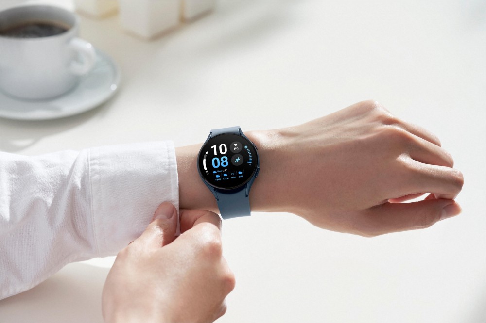 Galaxy Watch 5 on a wrist