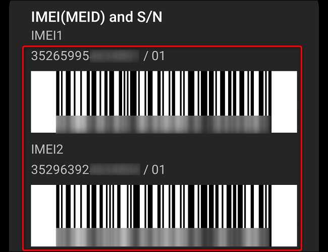 View a Samsung phone's IMEI number with the Phone app.