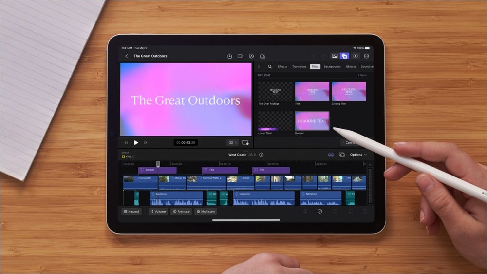 Apple’s Pro Video and Audio Editors Are Now on iPad