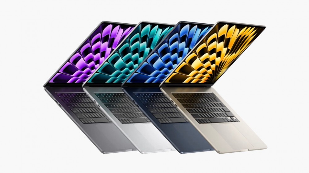 The new MacBook Air 15-inch in four colors