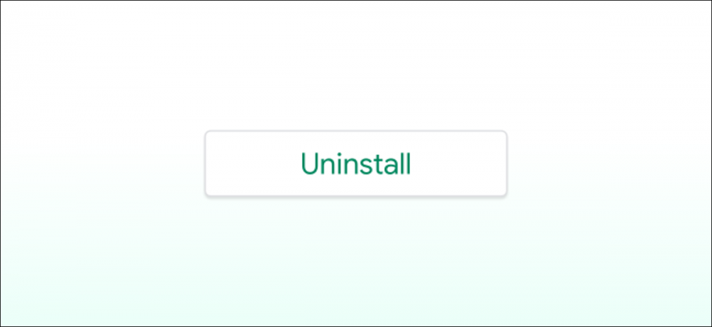 google play uninstall button