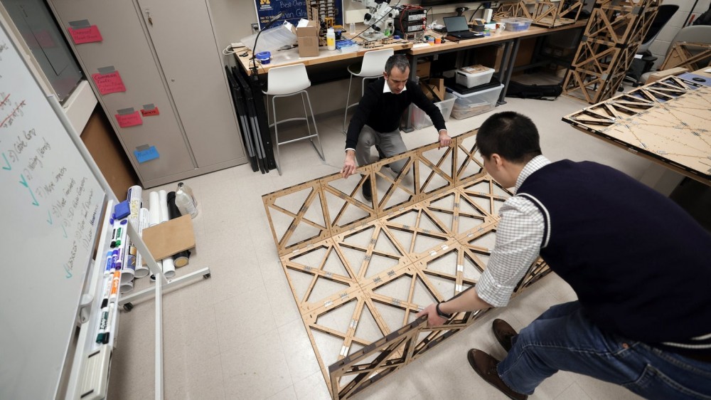 Flexible, resilient origami-inspired bridges could help navigate disaster zones