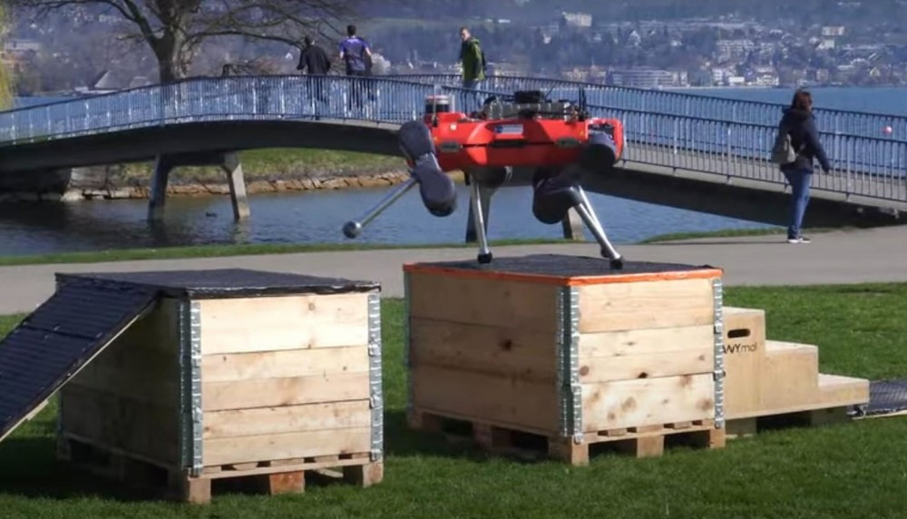 ‘Parkour’ robot dog can leap, jump, and crawl its way through complex obstacle courses